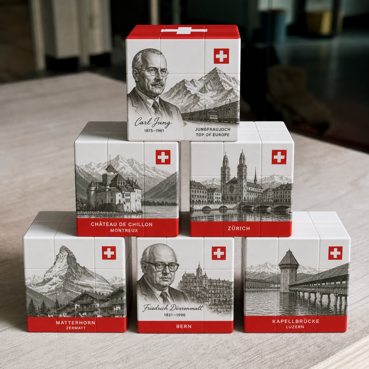3x3 Rubik's Cube bedrukken met logo | Originele Rubik's Cube als relatiegeschenk