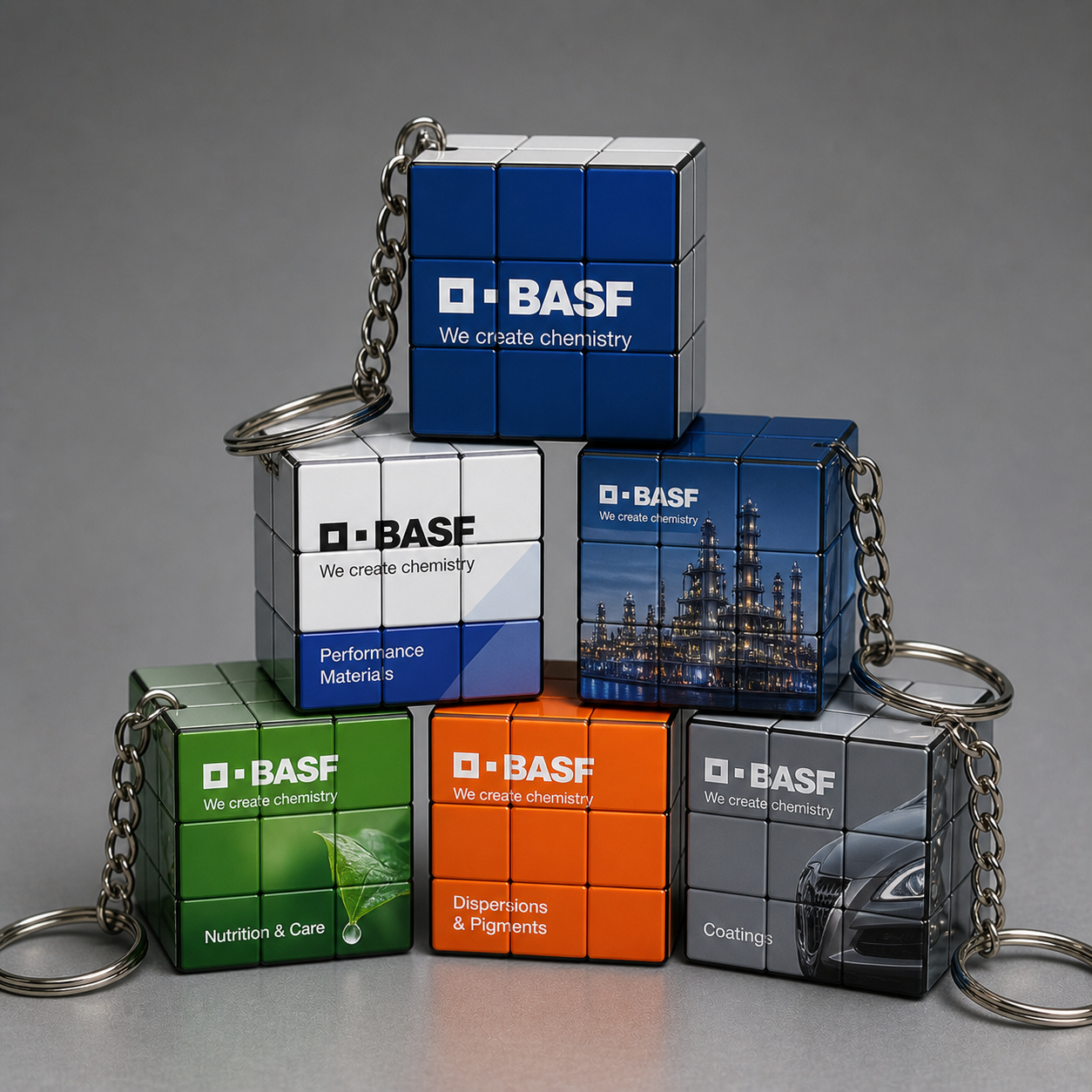 3x3 Rubiks Cube sleutelhanger bedrukken