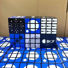 Originele 3x3 Rubiks Cube met logo | Full colour bedruk...